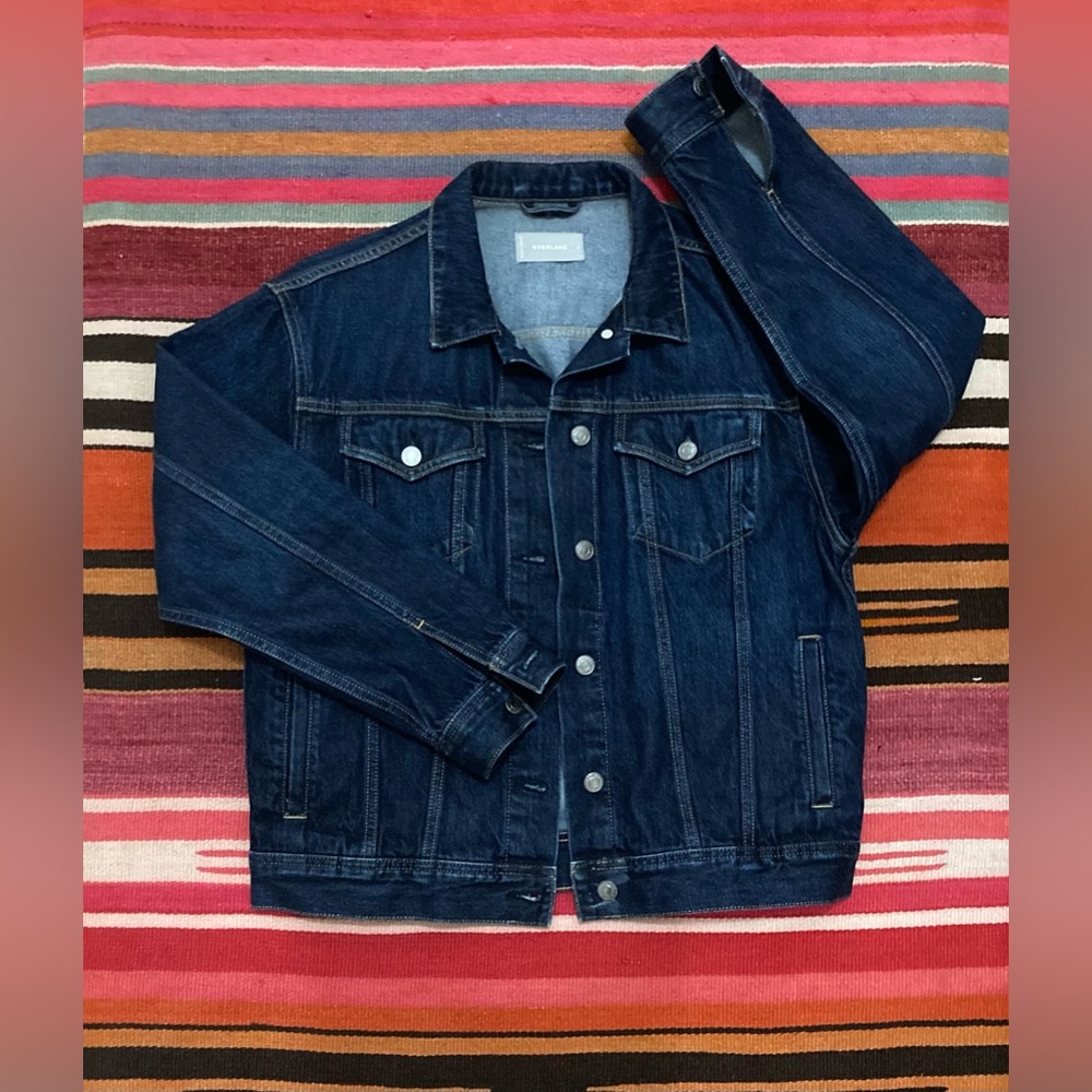 Everlane classic denim jacket size M